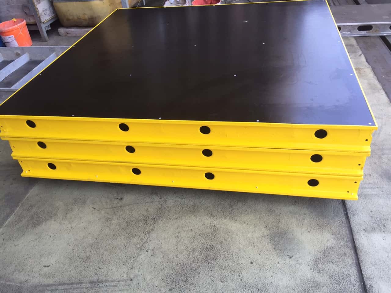 Hünnebeck Topec jaune avec peau de coque en bois - Image 5