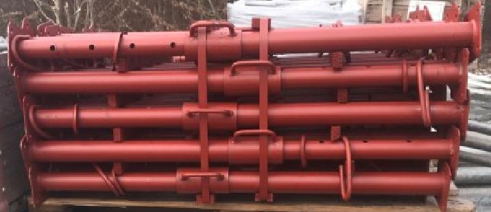 Окрашенные оконные опоры