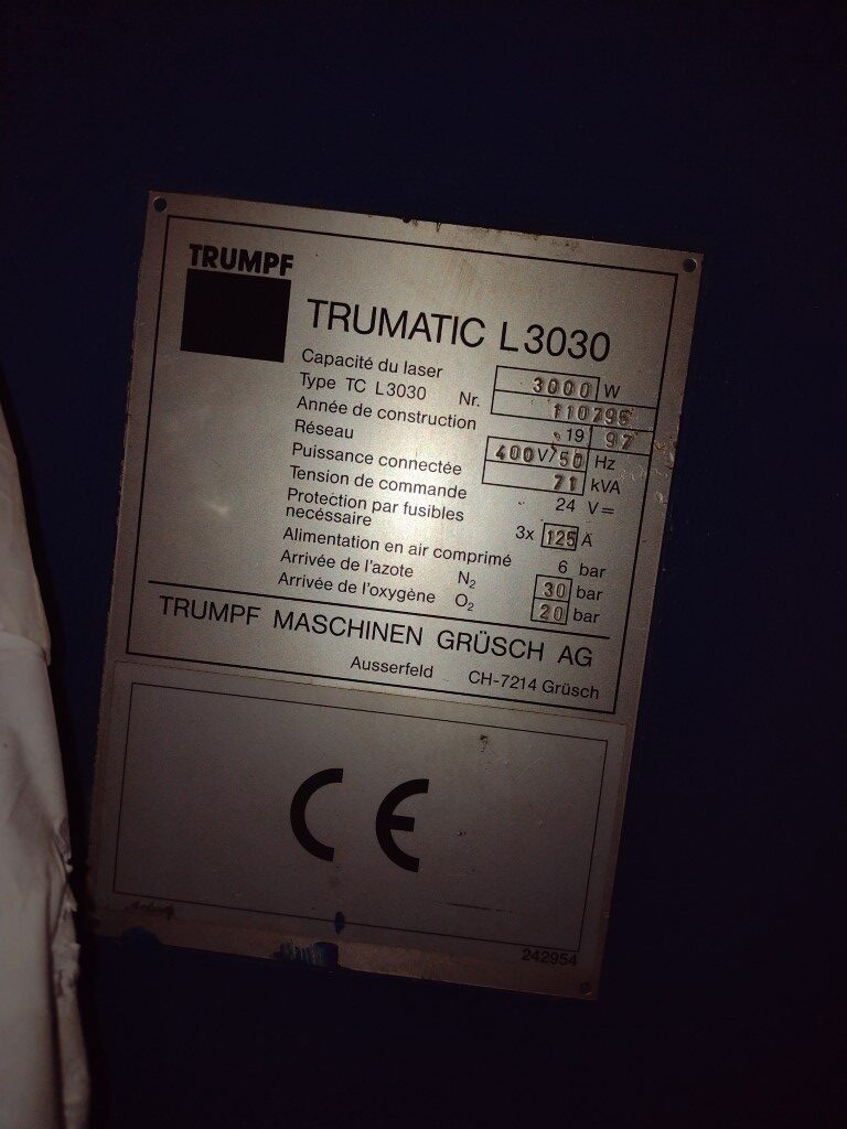 Trumpf Trumatic Laser L3030 - Image 13