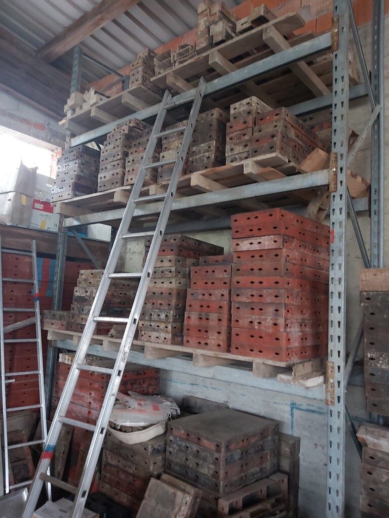 Encofrado de rejilla pascual 62,50cm + 1,20cm + 1,50cm con elementos GE